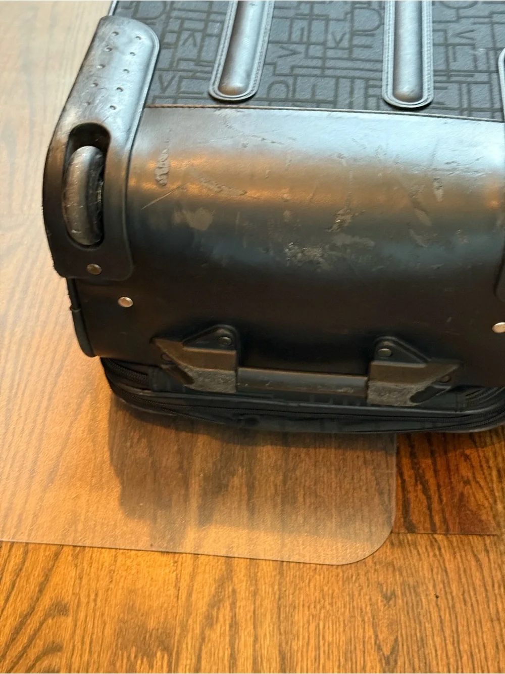 Diane Von Furstenberg DVF Black monogram Luggage 25” Carry-On suitcase